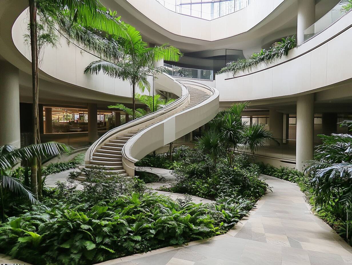 Moderner Bau mit grüner Fassade - Symbol für nachhaltiges Bauen und energieeffiziente Architektur in Lingen