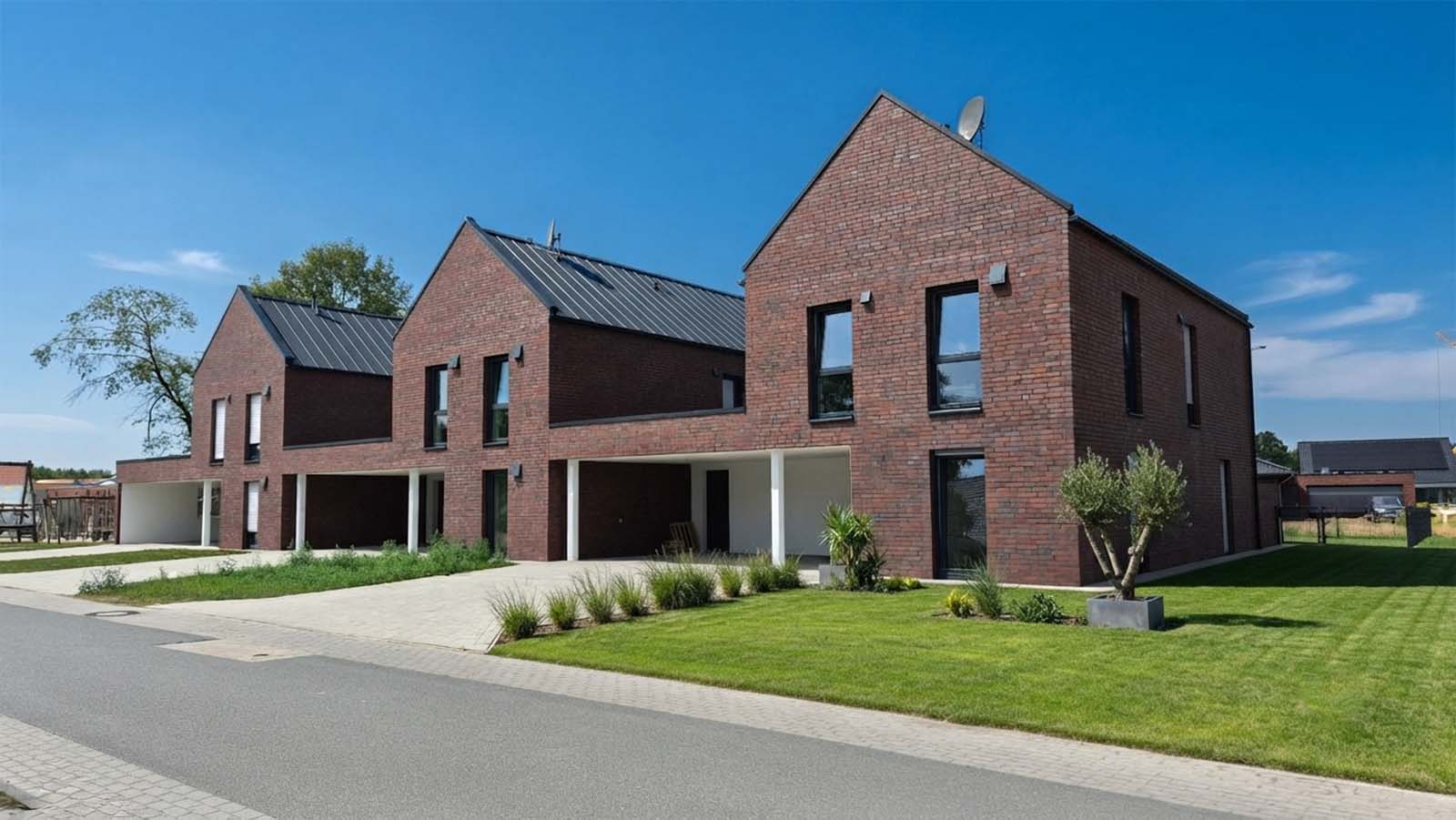 Neubau einer Hausgruppe in Bawinkel - Nachhaltiges und energieeffizientes Bauen mit QNG Zertifizierung